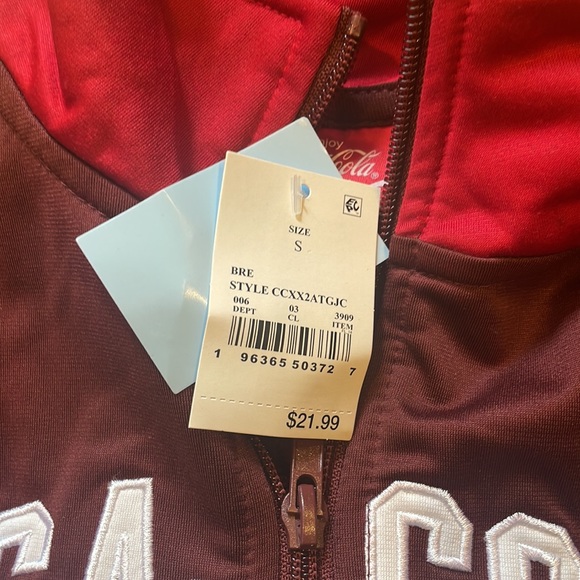 NWT Coca-Cola Zip Up - Picture 2 of 5